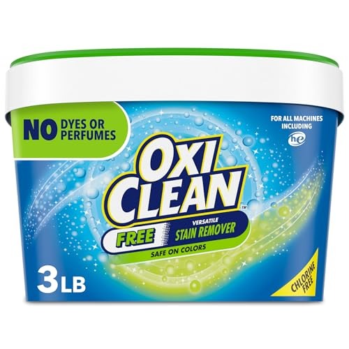 OxiClean Free Versatile Stain Remover Powder, 3 lb