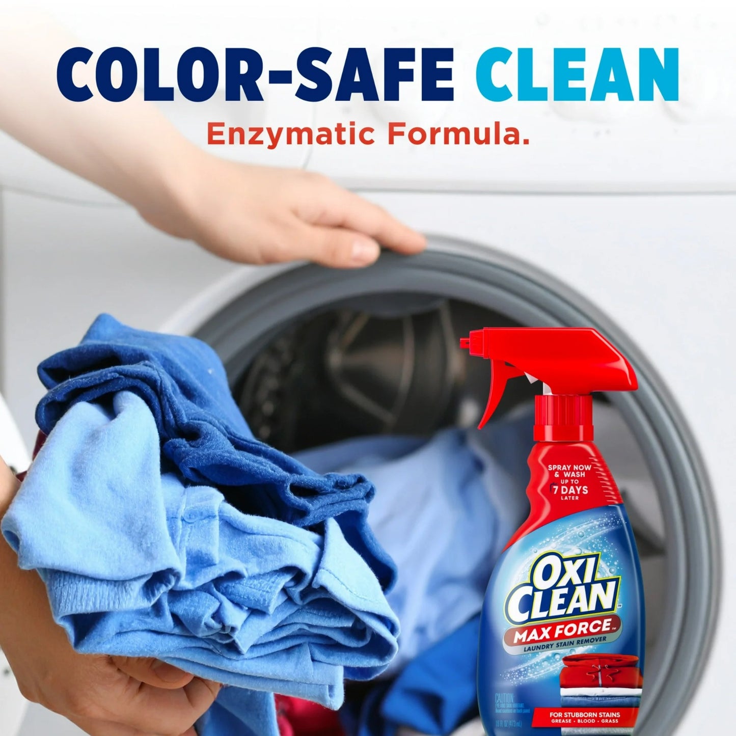 OxiClean Max Force Laundry Stain Remover Spray, 12 fl oz