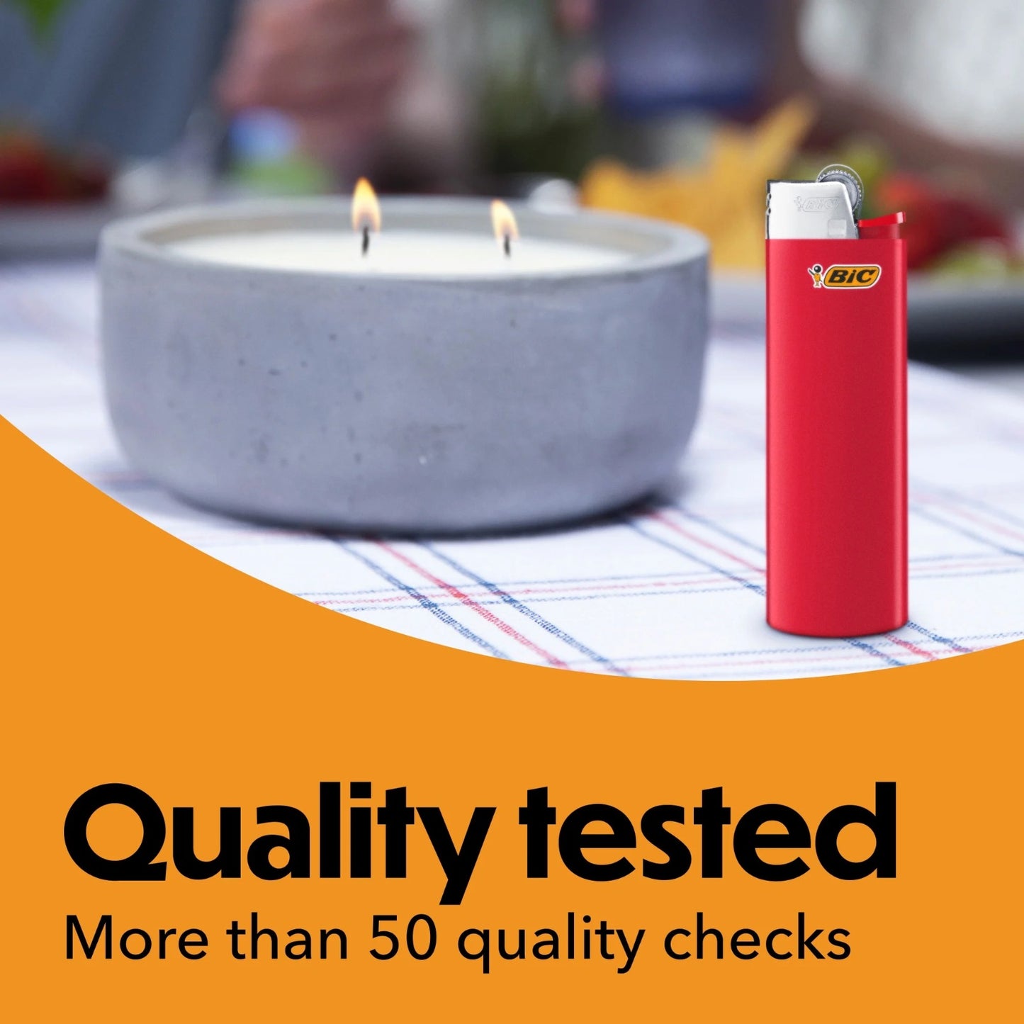 BIC Classic Maxi Pocket Lighters, Assorted Colors, 50-Count Tray