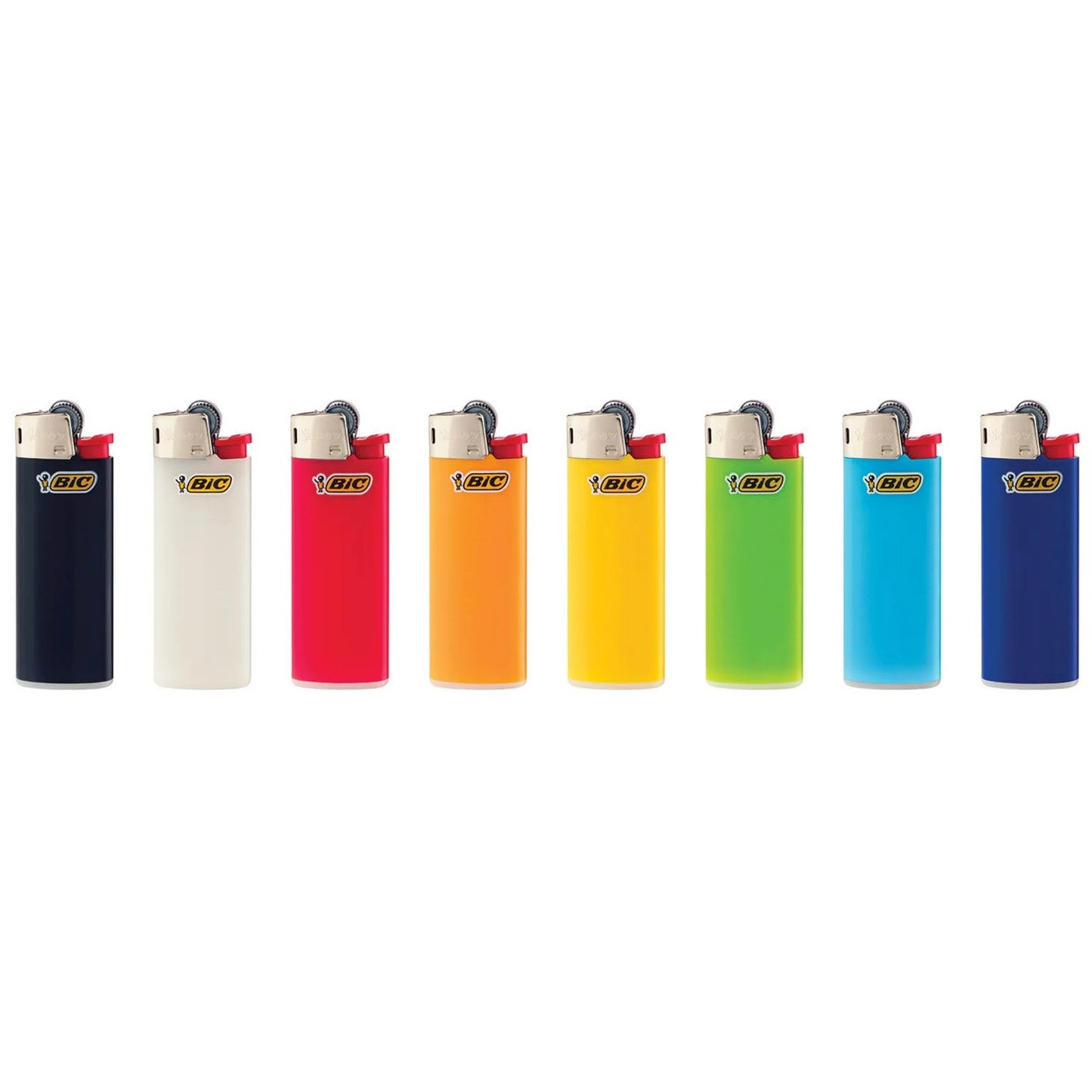 BIC Mini Pocket Lighter, Assorted Colors, 50-Count Tray