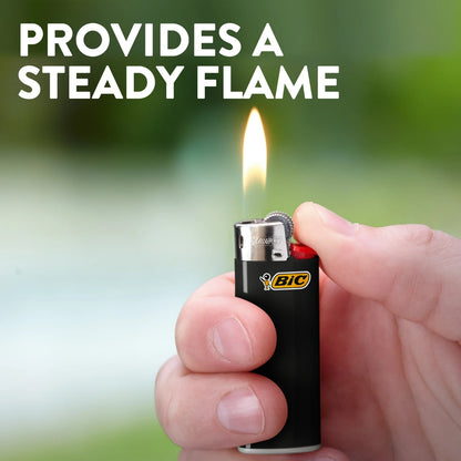 BIC Mini Pocket Lighter, Assorted Colors, 50-Count Tray
