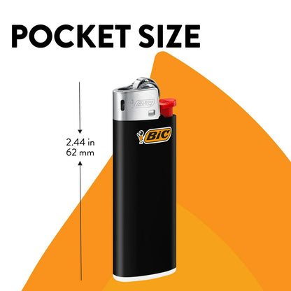 BIC Mini Pocket Lighter, Assorted Colors, 50-Count Tray
