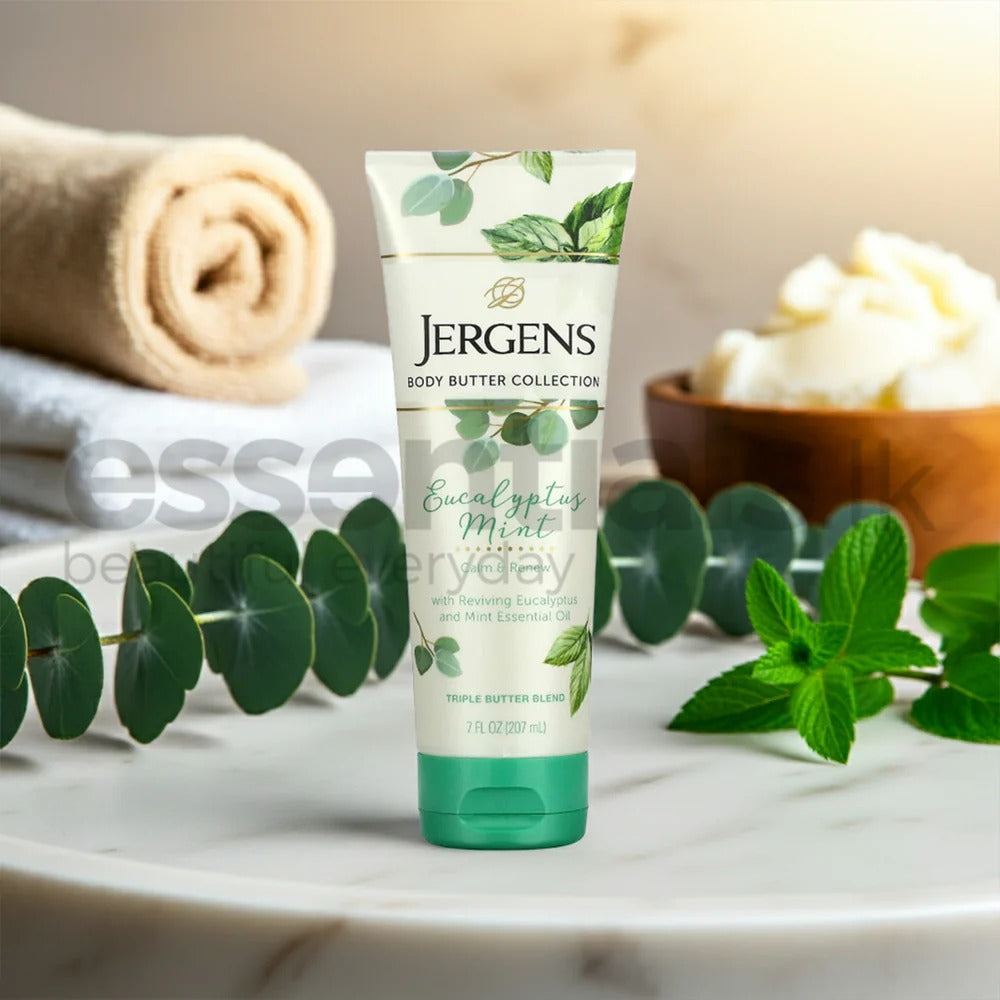 Jergens Eucalyptus Mint Calm & Renew Body Butter 207ml