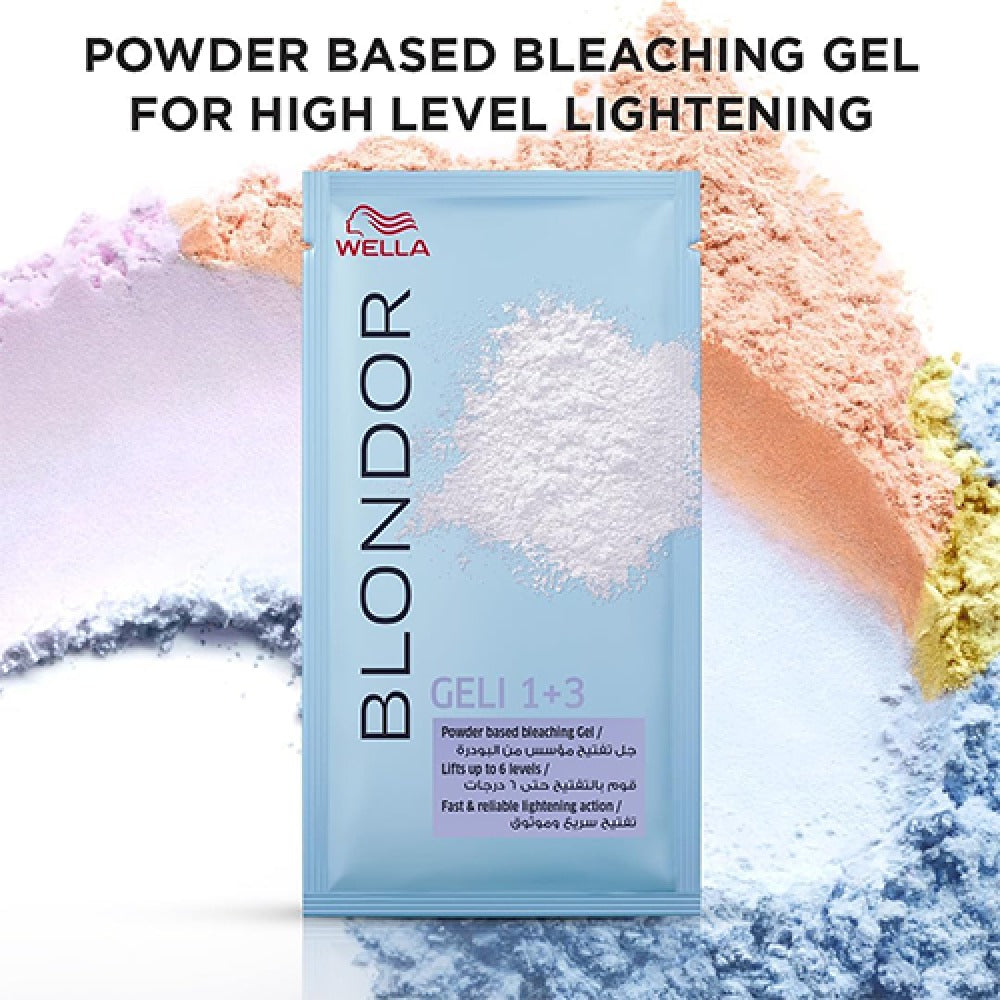 Wella Blondor Geli 3+1 – Professional Powder Based Hair Bleach - 20g