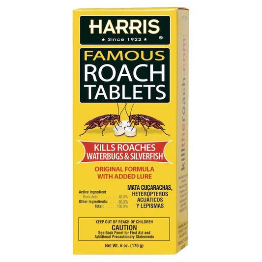 Harris Famous Roach Killing Deet Free Indoor Tablets 6 Ounce(s)