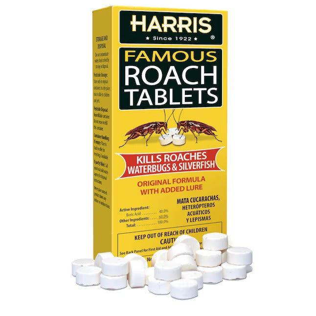 Harris Famous Roach Killing Deet Free Indoor Tablets 6 Ounce(s)