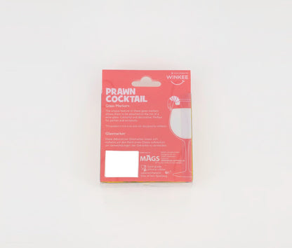 Winkee Prawn Cocktail Glass Markers 6pcs, Orange Combo