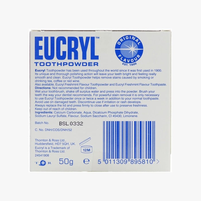 Eucryl ToothPowder Freshmint Flavour 50g
