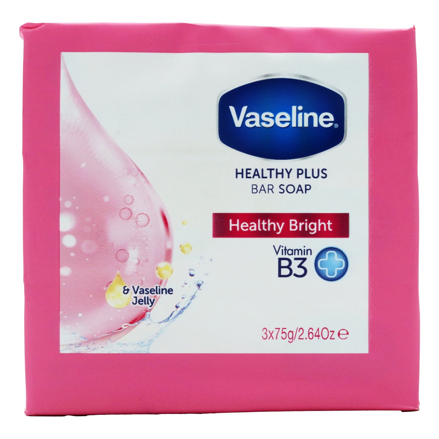 Vaseline Soap Healthy Bright 75g 3 Pack