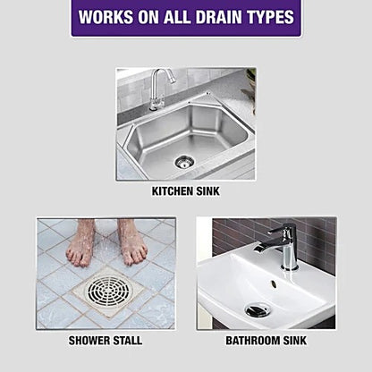 Harpic Drain Xpert Cleaning Powder, 360 g (8 x 45 g)