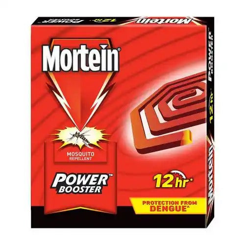 Mortein Power Booster Mosquito Repellent Coil, Pleasant Fragrance, 10 pcs Carton