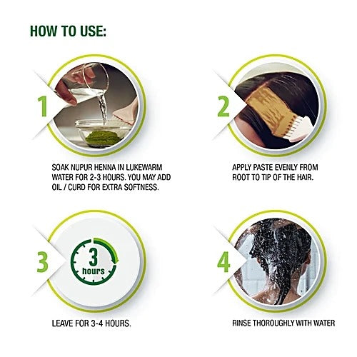 Godrej Nupur 100% Pure Henna/Mehendi, 500 g