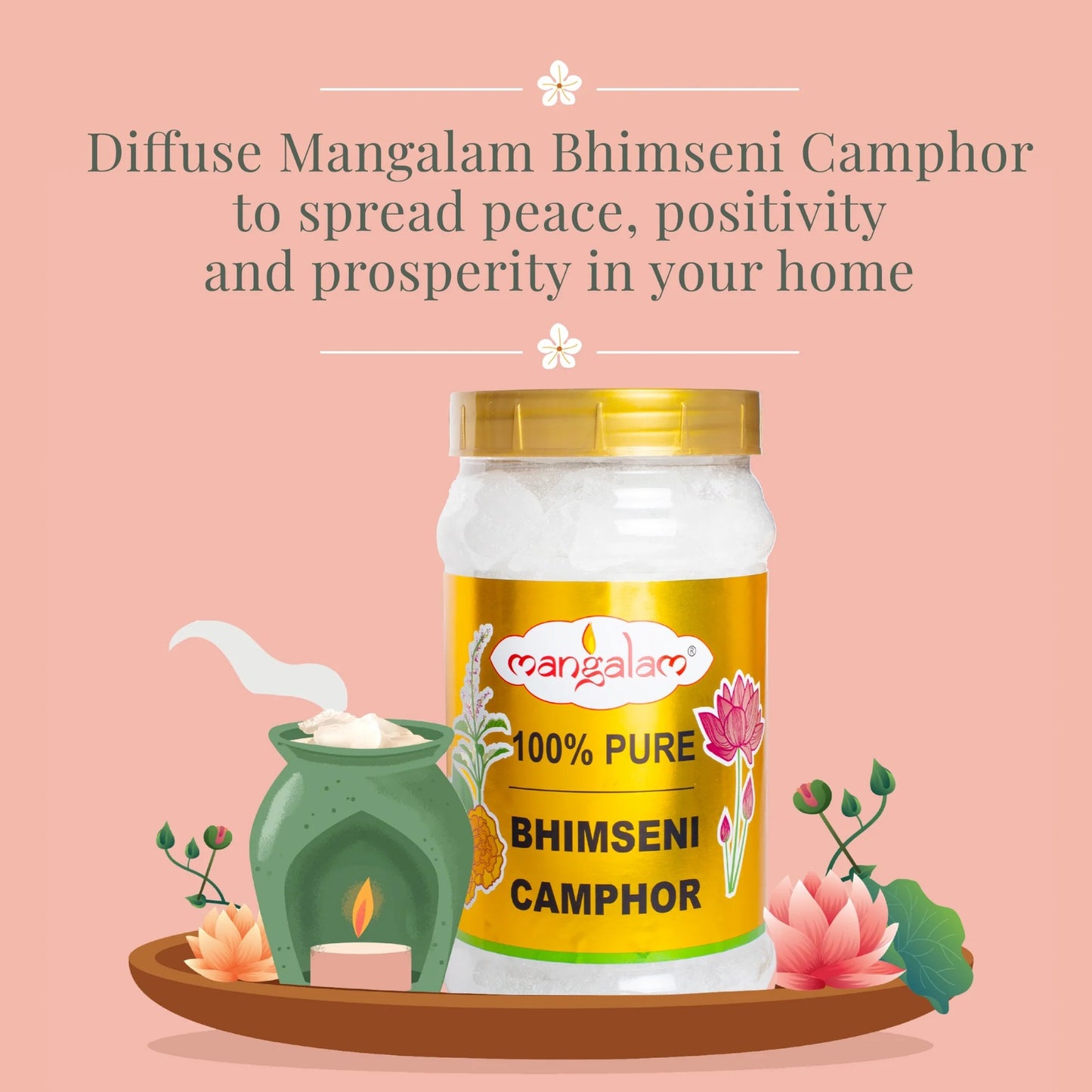 Mangalam Bhimseni Camphor - 500g