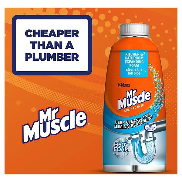 Mr Muscle Expanding Foam Drain cleaner 500ml
