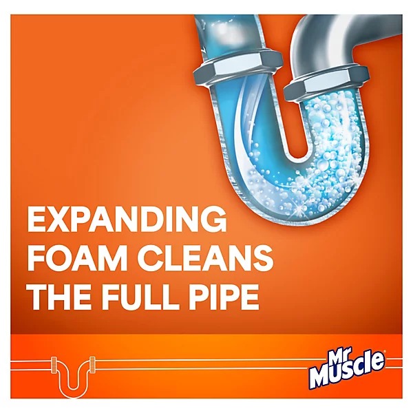 Mr Muscle Expanding Foam Drain cleaner 500ml