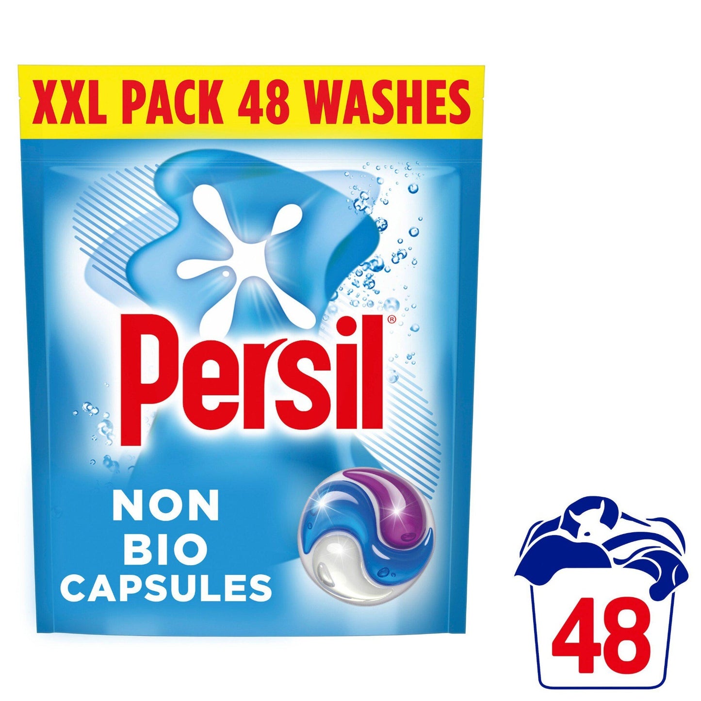 Persil Non Bio 3 in 1 Sensitive Laundry Washing Capsules 48 Washes