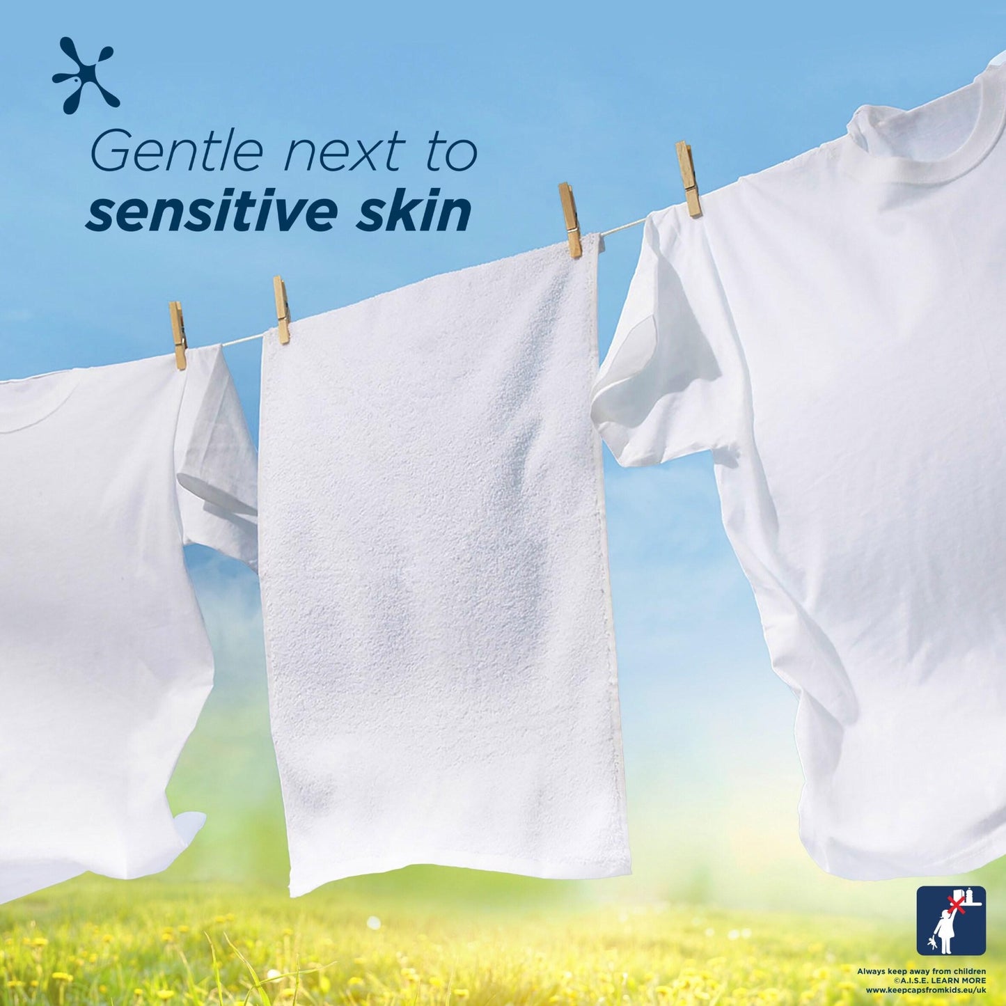 Persil Non Bio 3 in 1 Sensitive Laundry Washing Capsules 48 Washes