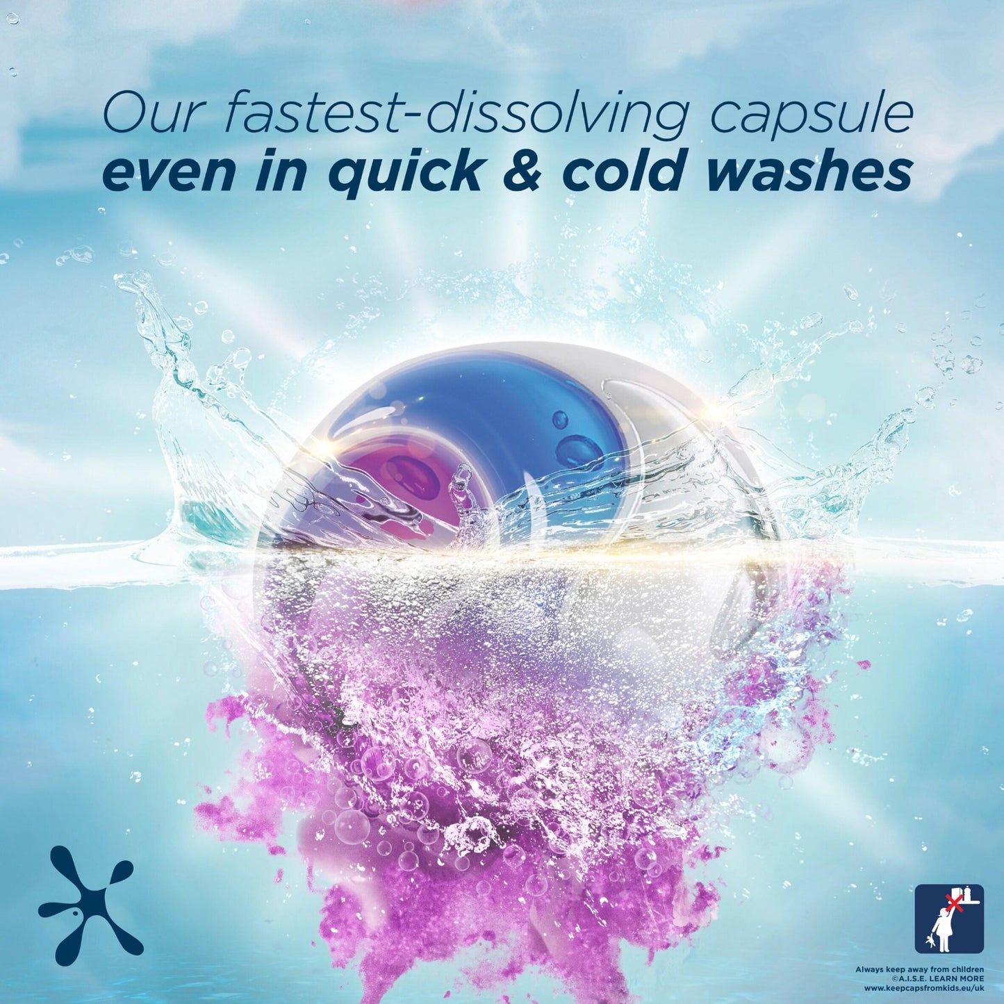 Persil Non Bio 3 in 1 Sensitive Laundry Washing Capsules 48 Washes