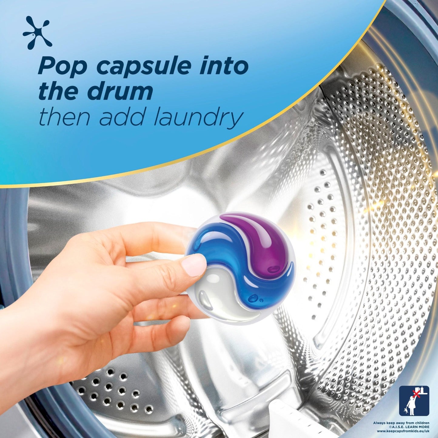 Persil Non Bio 3 in 1 Sensitive Laundry Washing Capsules 48 Washes