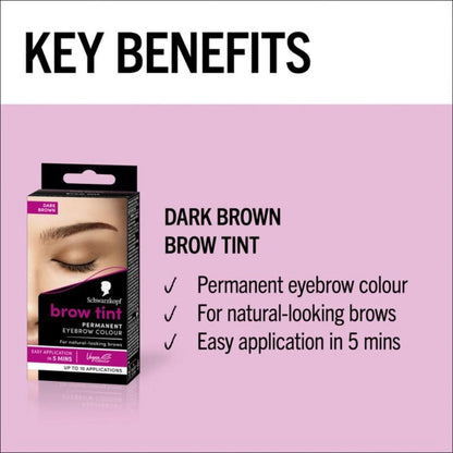 Schwarzkopf Eyebrow Tint - Dark Brown