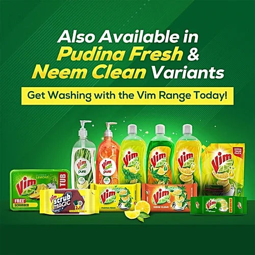 Vim New Superfast Vim Dishwash Bar, 200 g (Pack of 4)