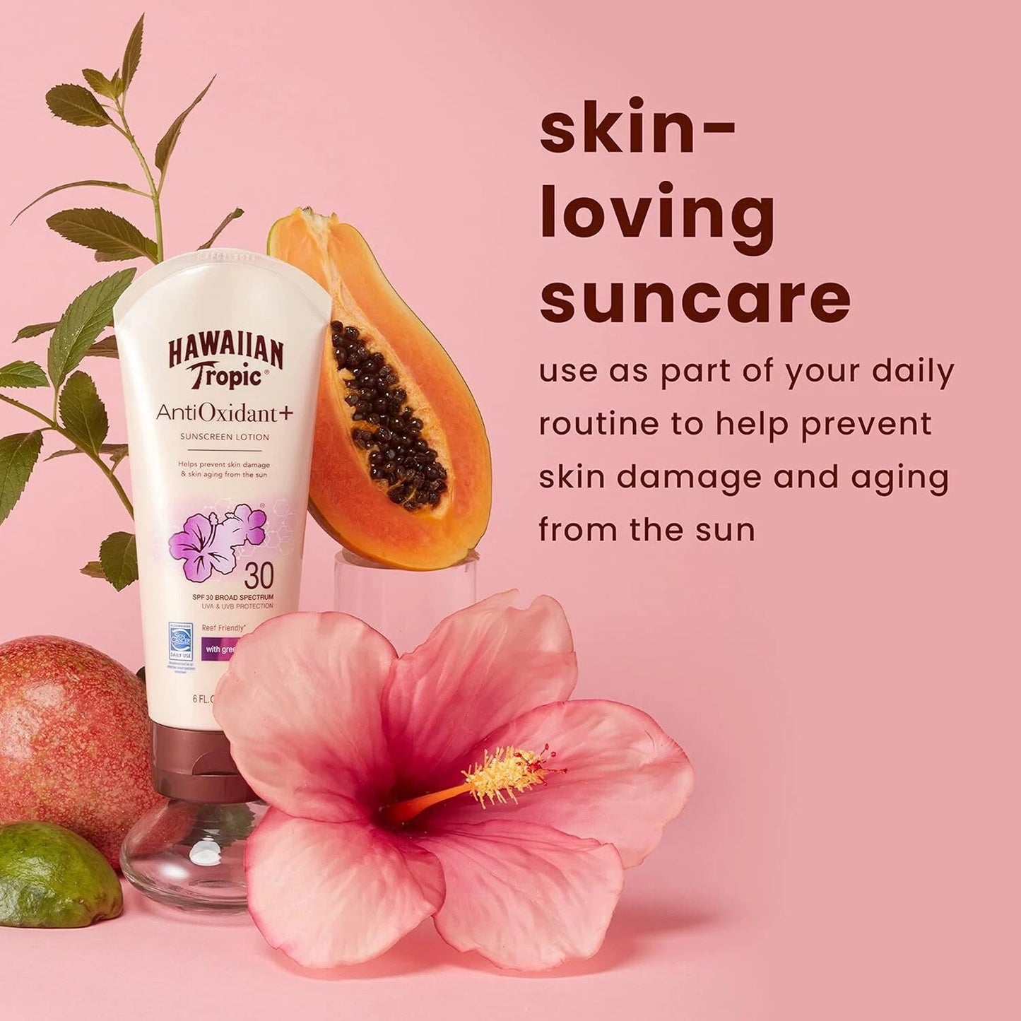 Hawaiian Tropic Skin Defense Sunscreen Lotion SPF 30 - 6 fl oz (177 ml)