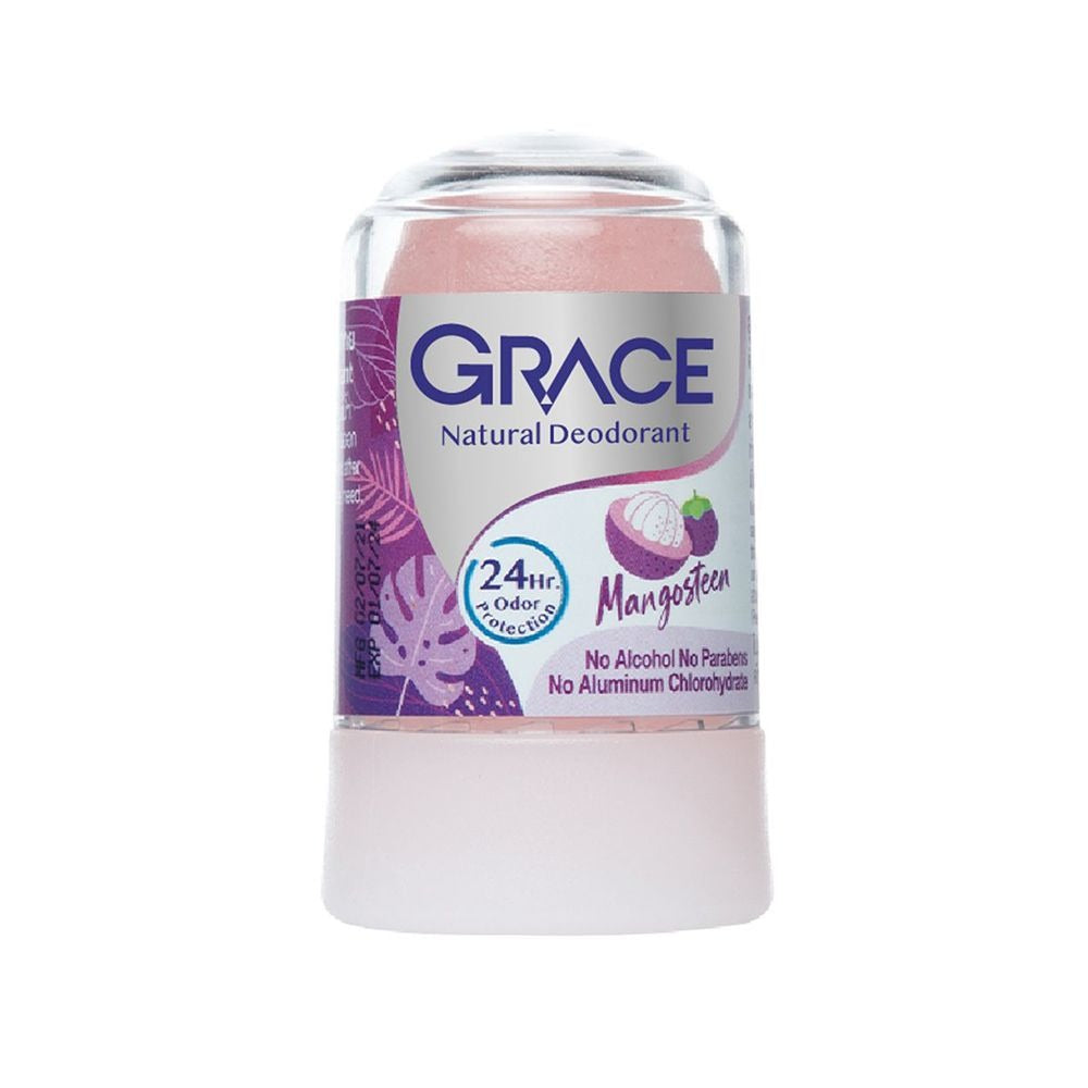 Grace Alum Deodorant Mangosteen Peel Extract formula 70g