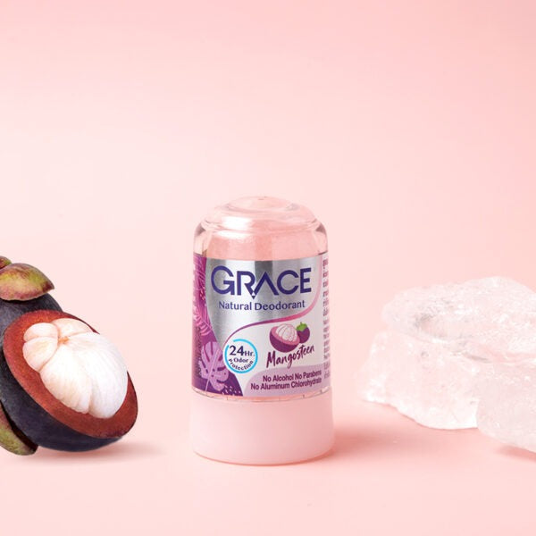 Grace Alum Deodorant Mangosteen Peel Extract formula 70g