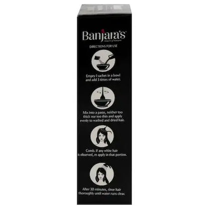 Banjara's Black Henna-Brazilian Black - 54g(6*9g)