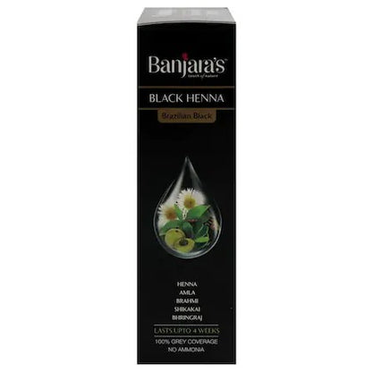 Banjara's Black Henna-Brazilian Black - 54g(6*9g)