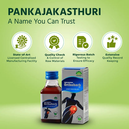 Pankajakasthuri Orthoherb Oil 100 ml