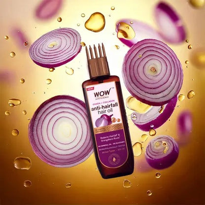 WOW Onion Anti-Hairfall Oil With Collagen 200 ml