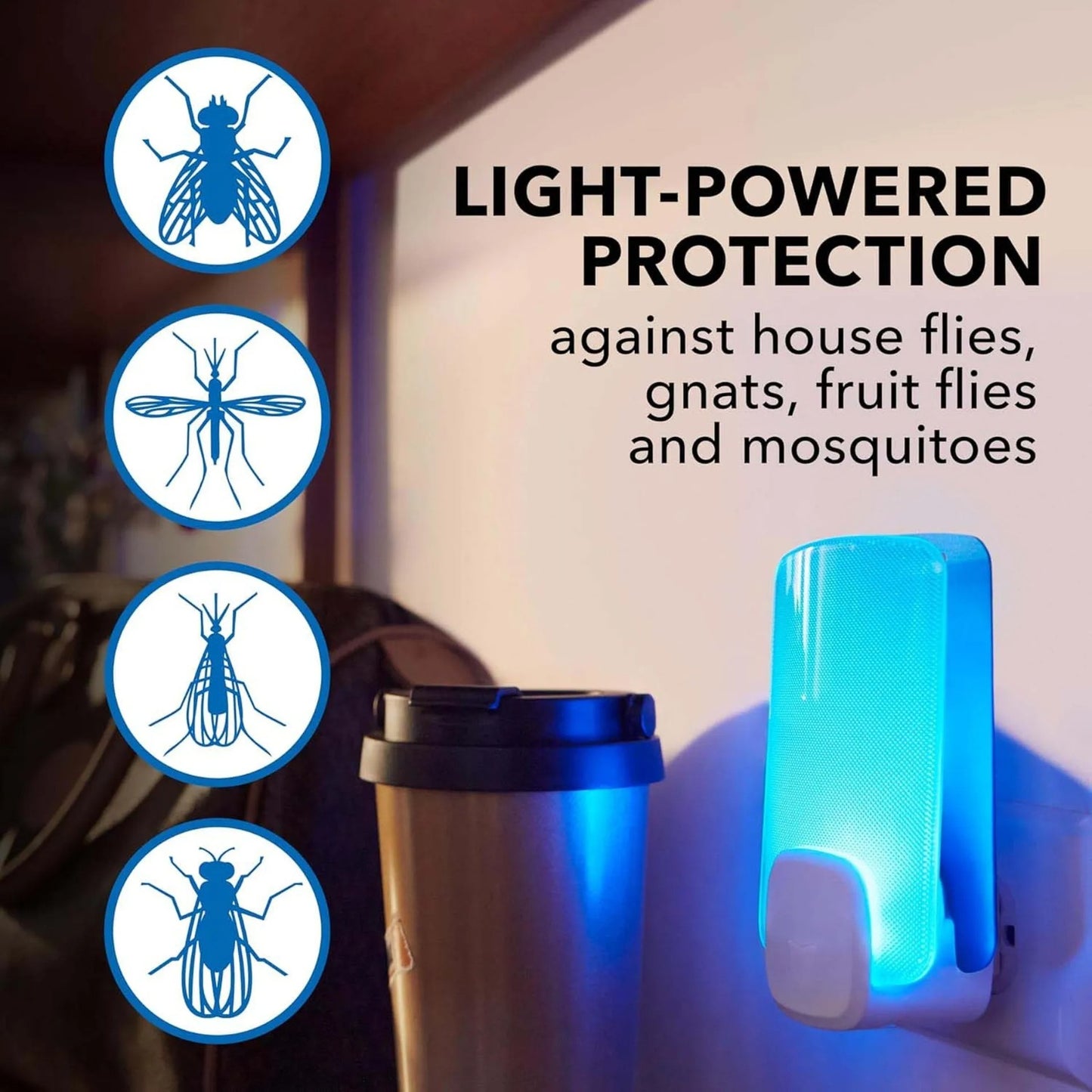 Raid Flying Insect Light Trap 1 Device + 1 Cartridges