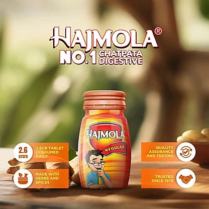 Dabur Hajmola Regular Digestive Tablets, 120 pcs