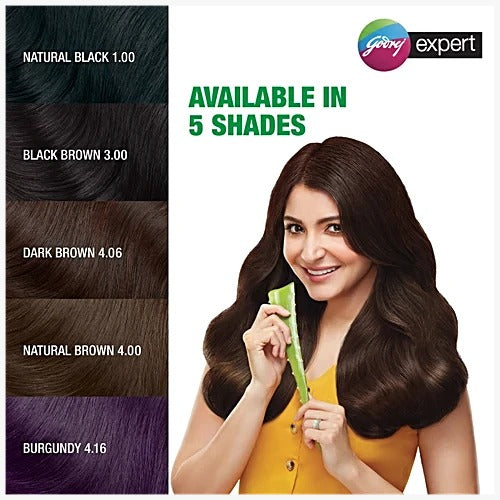 Godrej Expert Rich Creme Hair Colour, 20 g + 20 ml 4.06 Dark Brown