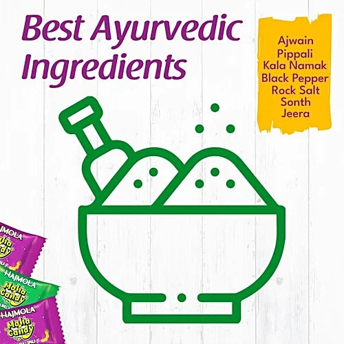 Dabur Hajmola Chulbuli Imli & Albela Aam Maha Candy, 130 pcs Jar