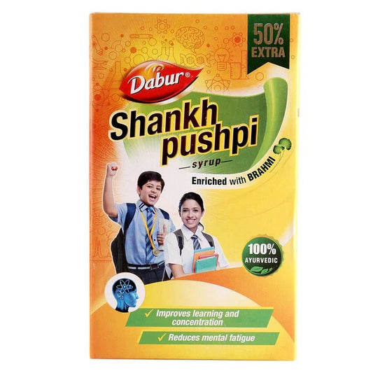 Dabur Shankhpushpi Syrup - 450ml + 225ml Free