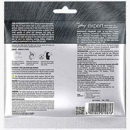 Godrej Expert Rich Creme Hair Colour, 1 pc Shade 1 Natural Black