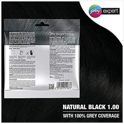Godrej Expert Rich Creme Hair Colour, 1 pc Shade 1 Natural Black