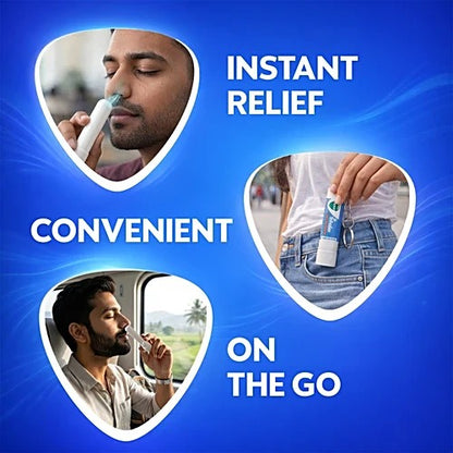 Vicks Inhaler - Provides Instant Relief From Blocked Nose, 0.5 ml