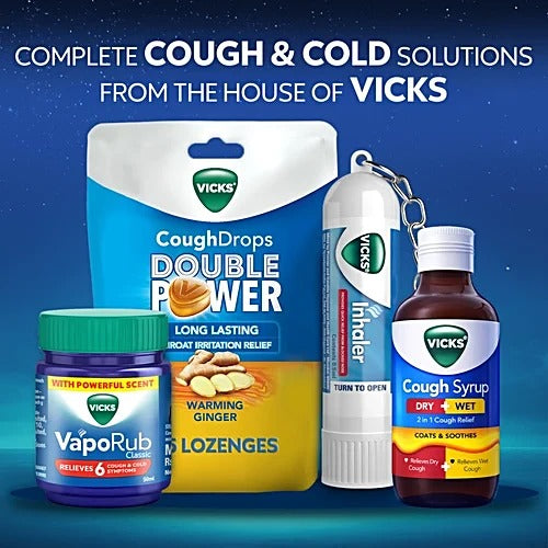 Vicks Inhaler - Provides Instant Relief From Blocked Nose, 0.5 ml