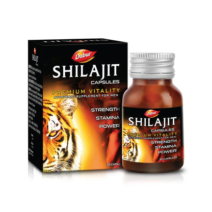 Dabur Shilajit Gold Capsule 20's (Free 2 Capsules)