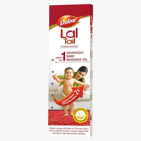 Dabur Lal Tail - Ayurvedic Baby Oil 2x Faster Physical Growth - 200ml