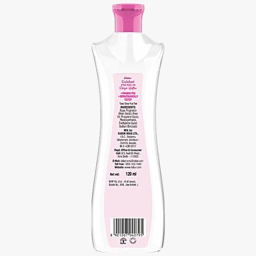 Dabur Gulabari Premium Rose Water, 120 ml