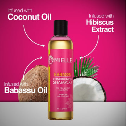 Mielle Organics Babassu Conditioning Sulfate-Free Shampoo 8 fl. oz (240ml)