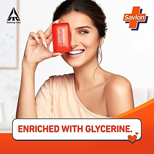 Savlon Bathing Bar with Glycerin 75 g (Buy 3 Get 1 Free)