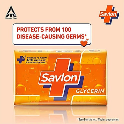 Savlon Bathing Bar with Glycerin 75 g (Buy 3 Get 1 Free)