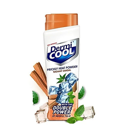 Dermi Cool Prickly Heat Powder Radiant Sandal, 150 g (Dermicool 60g free)
