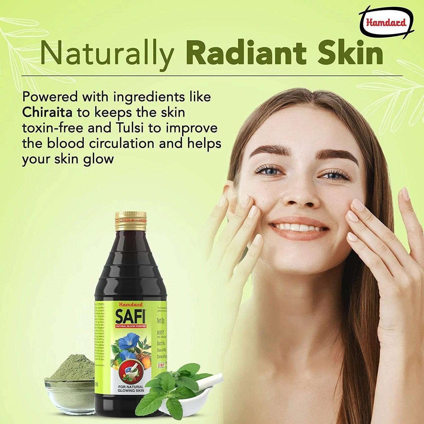 Hamdard Safi Blood Purifier Syrup for Healthy & Glowing Skin 500ml
