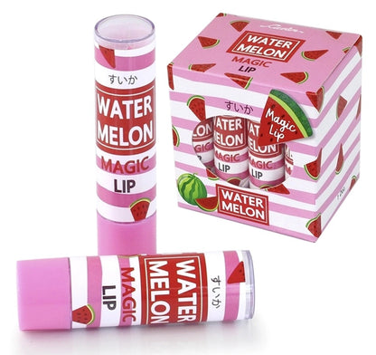 Cavier Pink Magic Lip, color-changing lip balm with watermelon scent, 2.8 g.